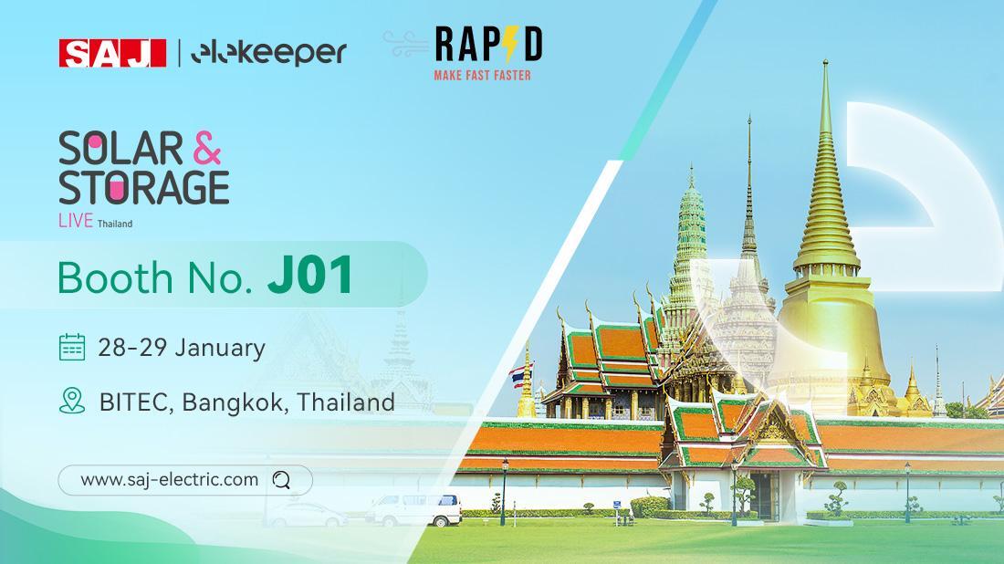  SAJ is rocking Bangkok at Solar Storage LIVE Thailand (Jan 28-29, BITEC)