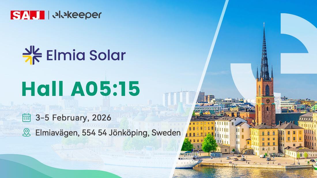 Join SAJ at Elmia Solar 2026 in Jönköping, Sweden!