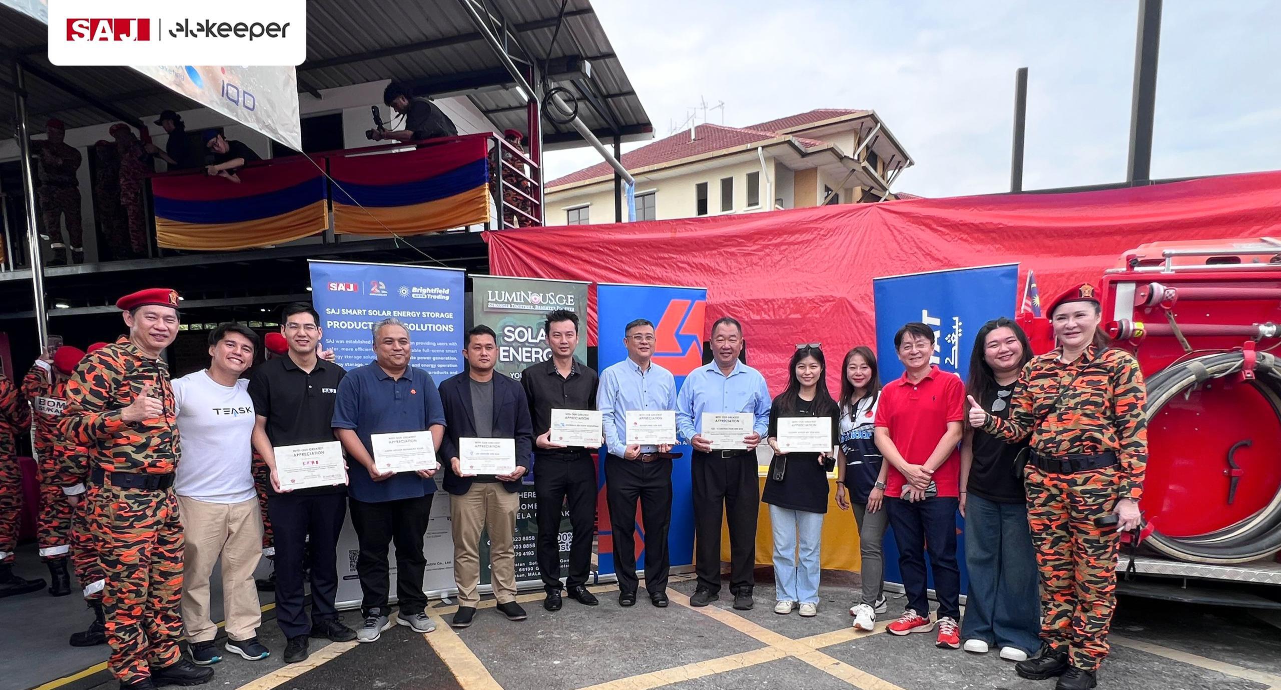 Supporting Malaysia's First Solar&Battery Powered Fire Station