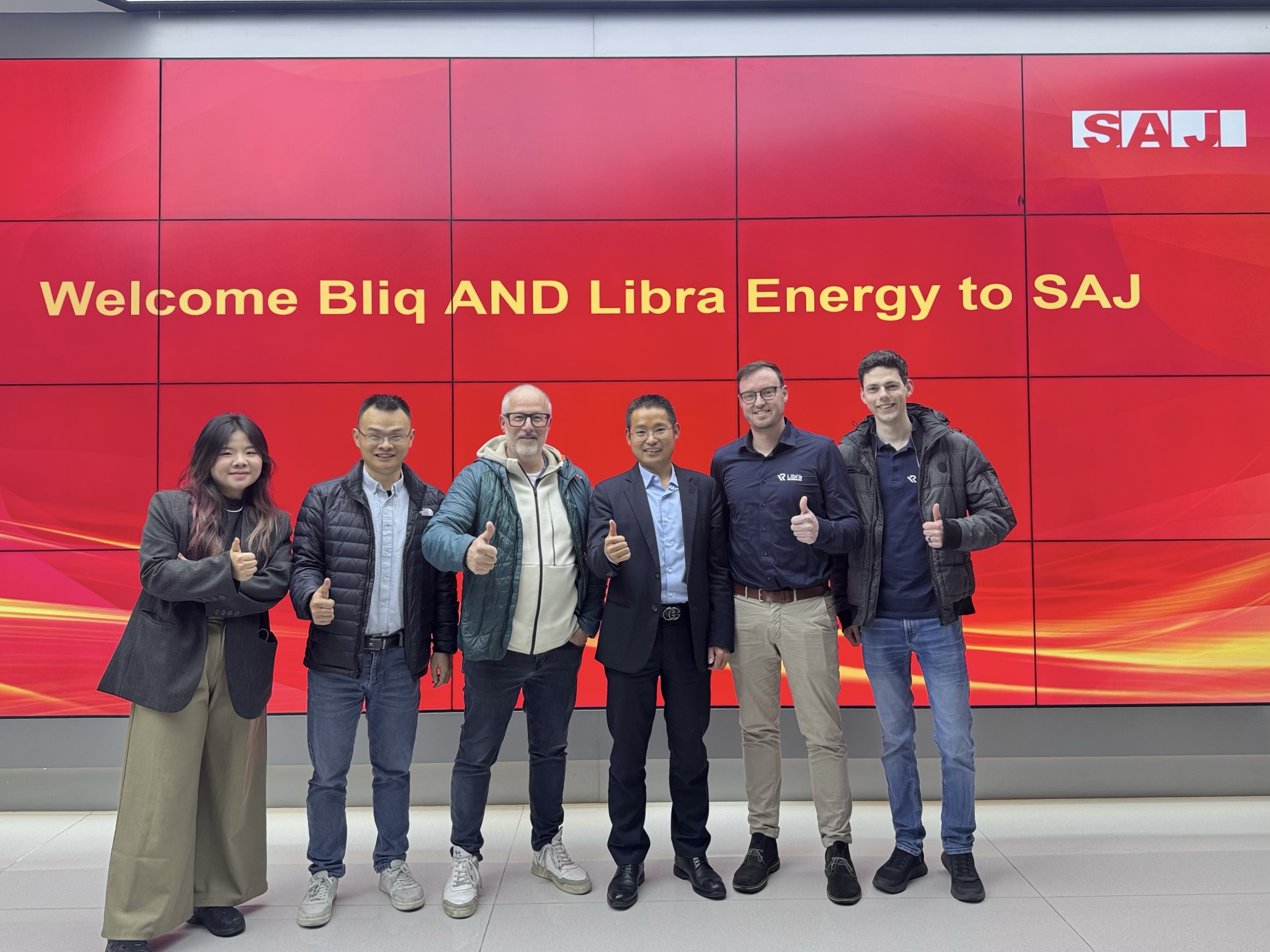 SAJ Deepens Strategic Collaboration with Bliq and Libra Energy to Explore New Opportunities in the Dutch Smart Green Energy Market