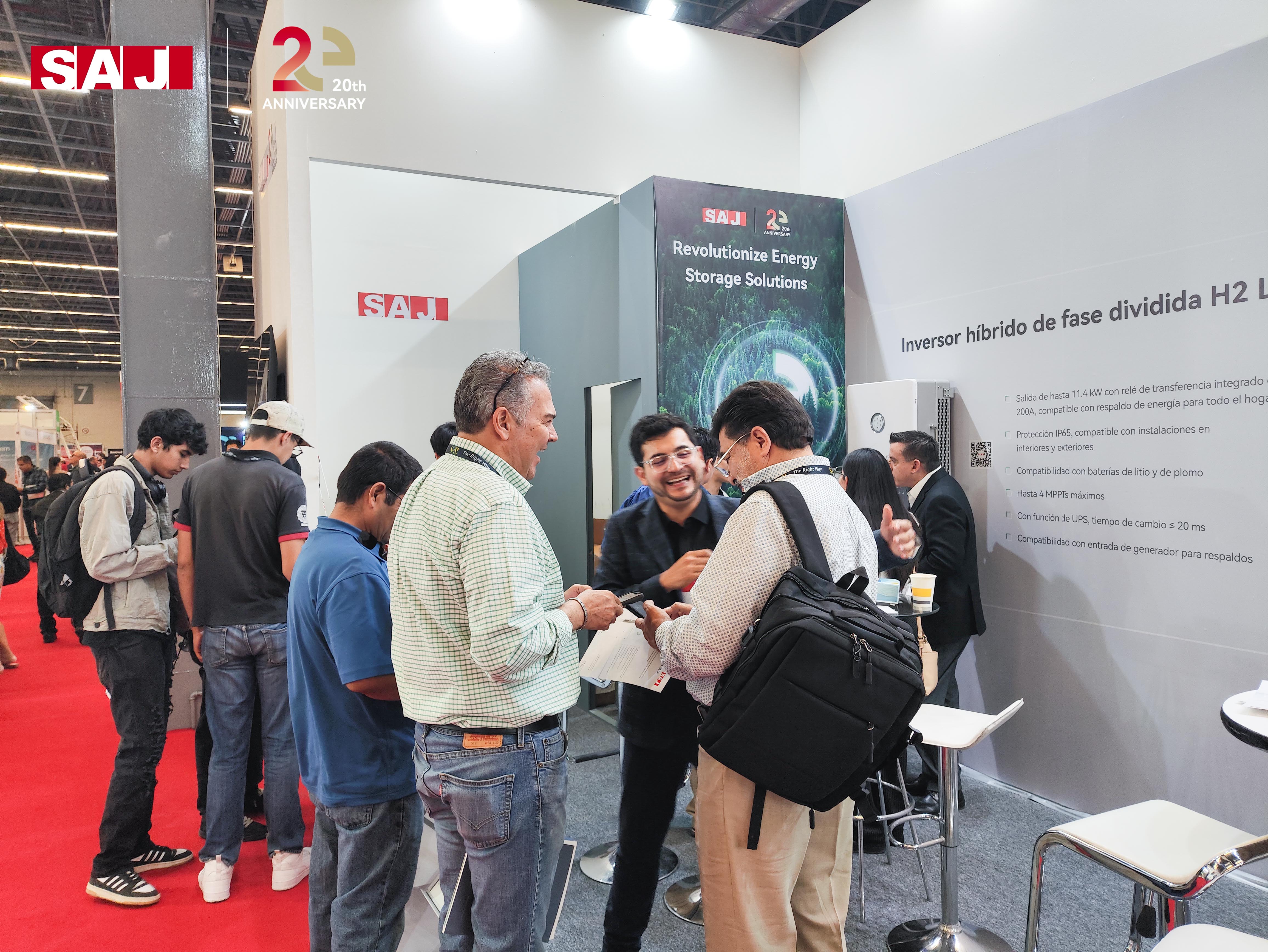 SAJ Empowers Latin America’s Green Future with Cutting-Edge Innovations at RE+ Mexico 2025