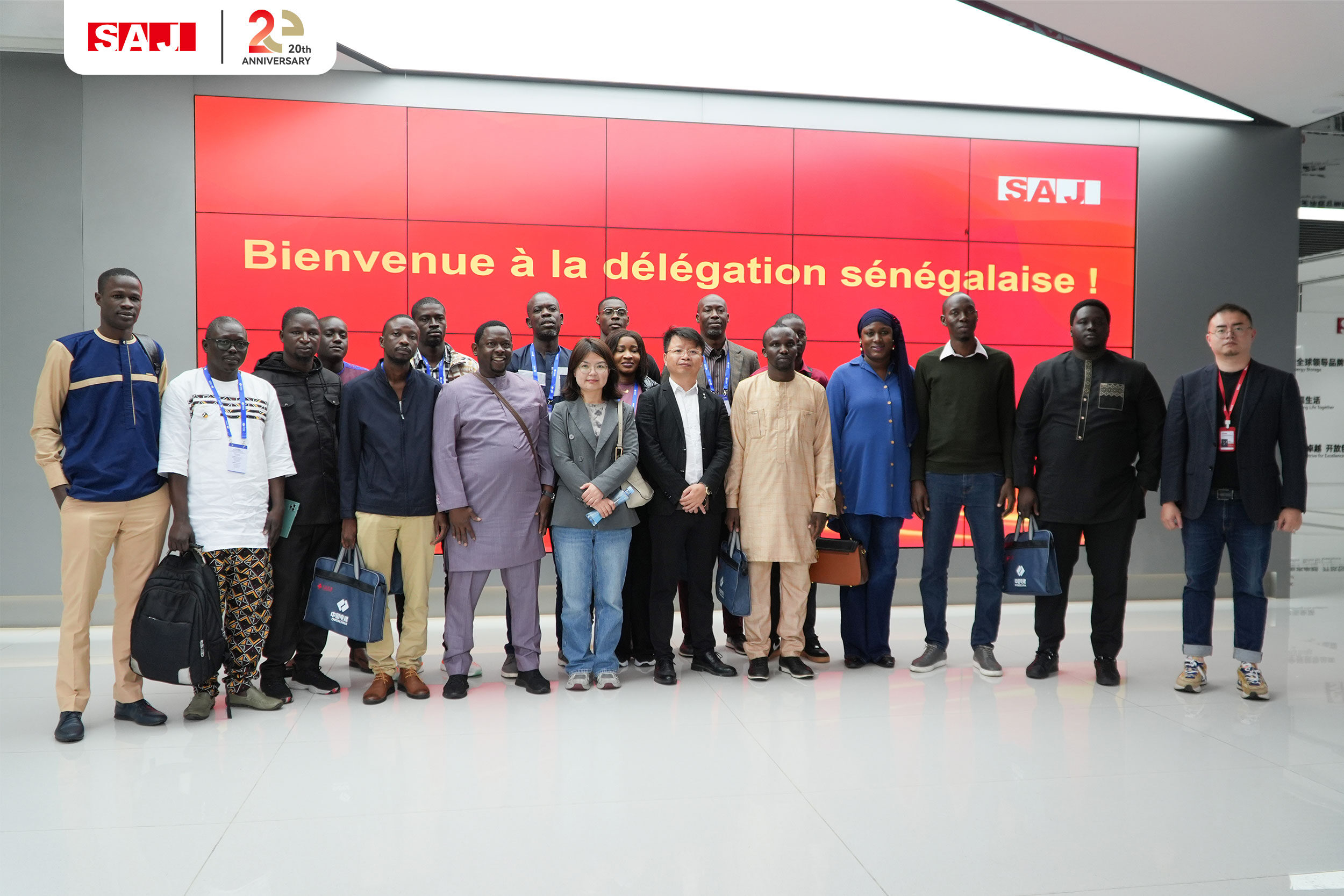 Senegal Ministry of Energy Delegation Visits | SAJ Powers Sino-African Green Cooperation with Solar and Storage Technology